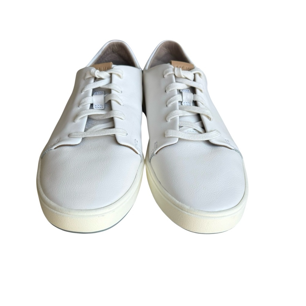 🆕 OluKai Wailea Waterproof White Leather Sneakers Golf Shoes Women’s - Picture 6 of 14